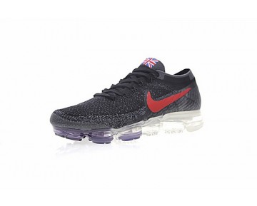 Herren Nike Air Vapormax Flyknit Schwarz/Rot Schuhe 849558-019