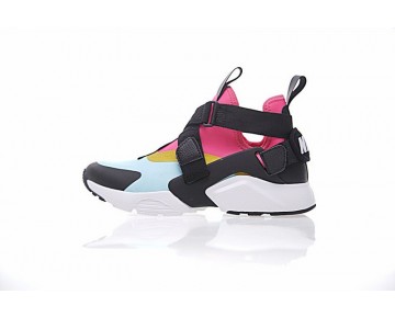 Schwarz Rosa Grün 833146-613 Schuhe Damen Nike Air Huarache V Mid