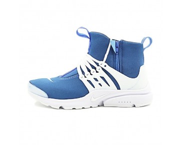 Nike Air Presto Mid Herren Schuhe Tief Blau,Weiß 78969-802