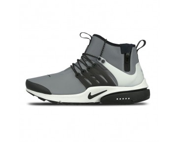 Nike Air Presto Utility Mid Schuhe 859524-001 Grau/Sliver/Schwarz Herren