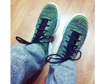 Nike Lunar Flyknit Chukka Schuhe 554969-300 Unisex Grün/Schwarz