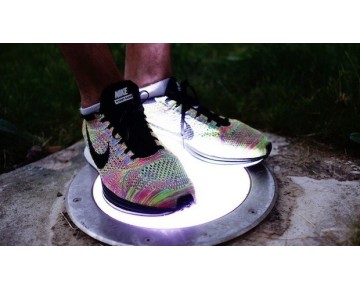 Schuhe Nike Flyknit Racericolor Unisex 526628-004 Multicolor/Gradient Rainbow