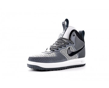 Herren Nike Lunar Force 1 Duckboot Grau/Schwarz/Weiß 805899-070 Schuhe