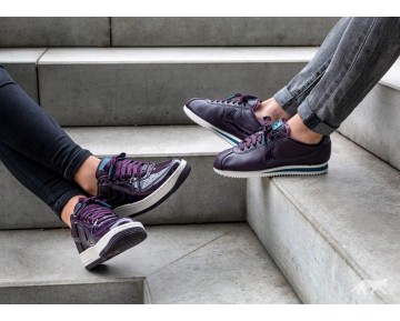 Nike Women'S Air Force 1 Se Premium Schuhe Lila Blau Ah6827-600 Damen