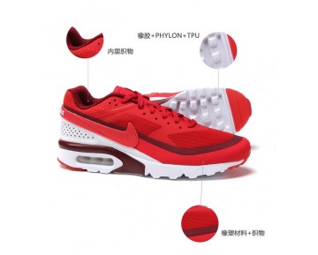 Schuhe Unisex Universität Rot/ Bright Crystal Nike Air Max Bw 819475-616