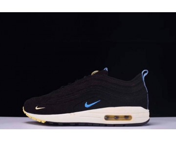 Schuhe Sean Wotherspoon X Air Max 1/97 Vf Sw Hybrid Schwarz/Blau/Gelb Aj4219-003 Herren