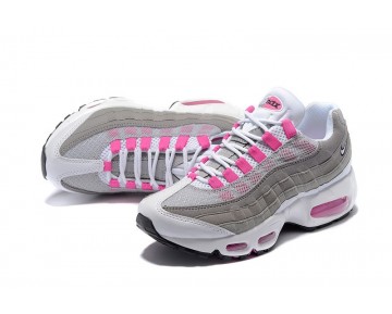 Nike Wmns Air Max 95 Essential Damen 307960-001 Weiß/Grau/Rosa Schuhe