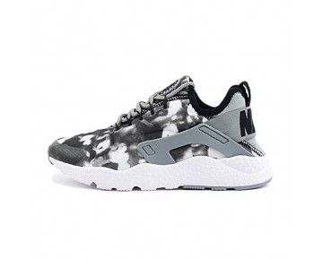 Nike Air Huarache Run Ultra Print Schuhe Grau Schwarz 844880-001 Damen