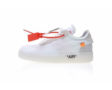 A04606-100 Schuhe Grau Weiß Off White X Nike Air Force 1 Low Herren