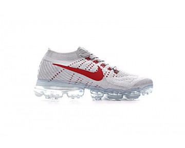 Schuhe Ice Grau/Rot 899473-006 Nike Air Vapormax Flyknit Unisex