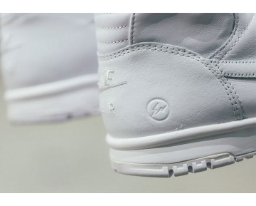 Schuhe Herren Fragment Design X Nikecourt Air Trainer 1 Mid Premium Sp Weiß/Weiß-Wolf Grau 806942-110