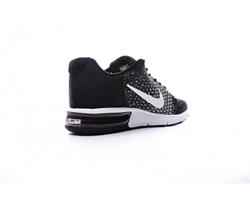 Schwarz Weiß Schuhe 852461-005 Nike Air Max Sequent  Unisex
