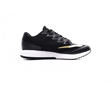 Herren 880554-007 Schuhe Nike Air Zoom Speed Rival 6 Vi Schwarz Gold/Weiß