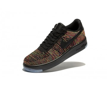 817419-001 Schwarz Crimson Court Lila Unisex Schuhe Nike Air Force 1 Ultra Flyknit Low