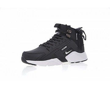 Schwarz/Weiß Herren 856787-001 [email protected] X Nike Air Huarache City Mid Lea Schuhe