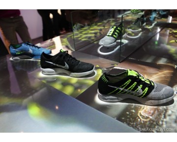 Schuhe Nike Flyknit Lunar Htm Nrg 535089-101 Herren Dunkel Grau