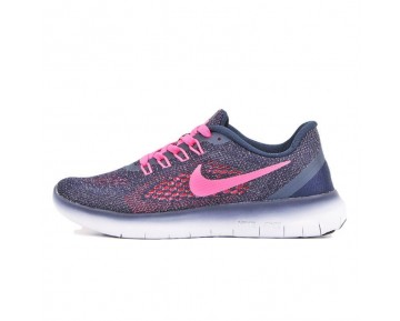 Schuhe Damen  Nike Free Rn 831509-461 Marine/Fuchsia Rosa