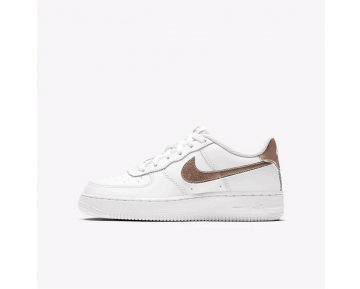 Unisex Nike Air Force 1 Low 314219-129 Schuhe Weiß Metallic Gold
