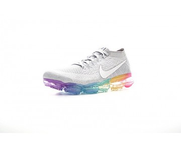Weiß/Grau Nike Air Vapormax Flyknit Schuhe Unisex 849557-004