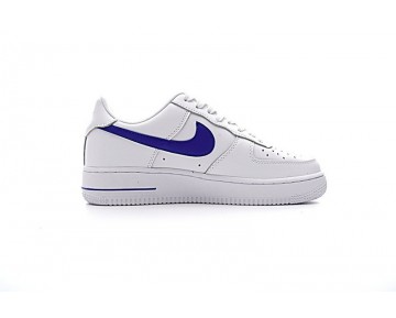 Nike Air Force 1 Unisex Schuhe Weiß Orange Blau 722241-844