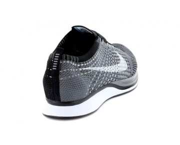 Nike Flyknit Racer Dunkel Grau/Weiß-Schwarz Schuhe Herren