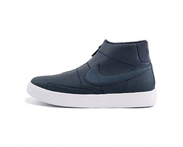 859200-400 Schuhe Marine Blau Nikelab Blazer Advanced Premium Unisex