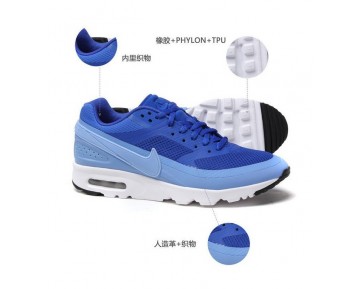 Damen Schuhe 819638-400 Racer Blau/ Weiß Schwarz Nike Air Max Bw Ultraer