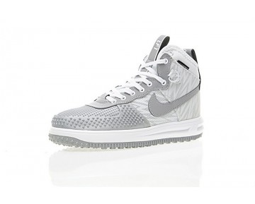 Schuhe Nike Lunar Force 1 Duckboot Weiß/Grau/Lichtning Herren 805899-207