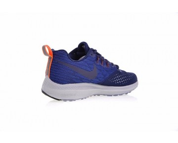 Schuhe 921704-400 Nike Zoom Winflo 4 Herren Tief Blau/Grau/Orange