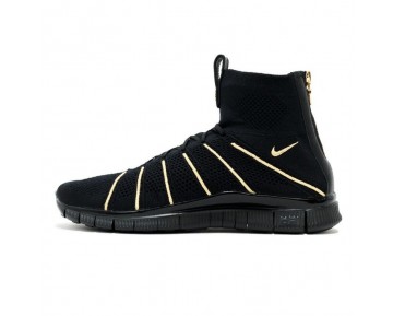 Schuhe 834906-007 Schwarz & Metallic Gold Herren Olivier Rousteing X Nikelab Free Mercurial Flyknit