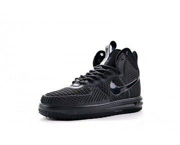 805899-300 Nike Lunar Force 1 Duckboot Herren Triple Schwarz Schuhe