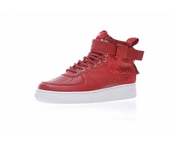 Rot/Weiß Schuhe Nike Sf Air Force 1 Utility Mid Unisex