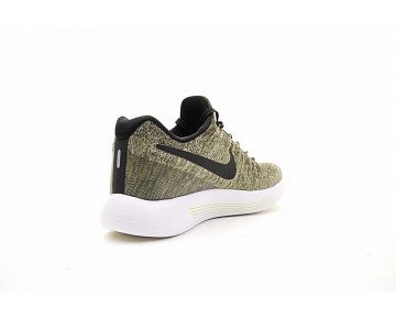 Schuhe 843765-001  Nike Lunarepic Low Flyknit 2 Herren Olive Grün
