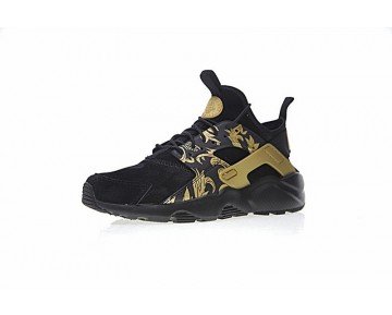 Schuhe Schwarz Nike Air Huarache Ultra Id Straw 829669-661 Herren