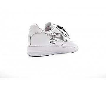 Weiß Schwarz Schuhe Off-White X Nike Air Force 1 Low Herren 923005-100